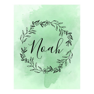 Décoration murale de monogramme personnalisée