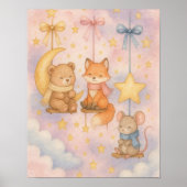 Décoration murale de nurserie céleste pour bébé av (Devant)