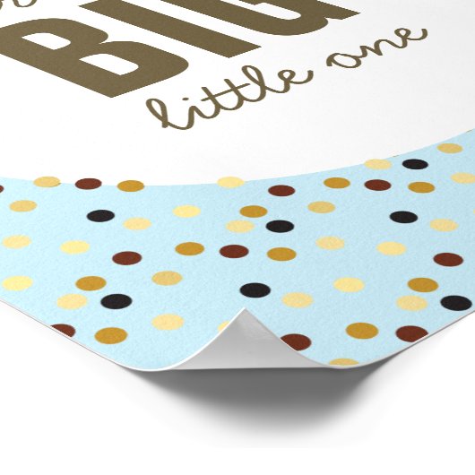 Décoration murale de nurserie Petit rêve grand en  (Coin)