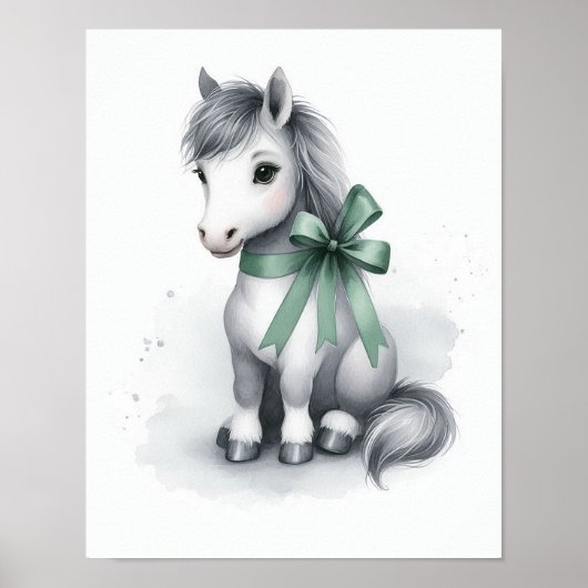 Décoration murale de nursery pour chevaux (Devant)