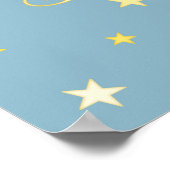 Décoration murale de nursery 'Rêve grand' Affiche (Coin)