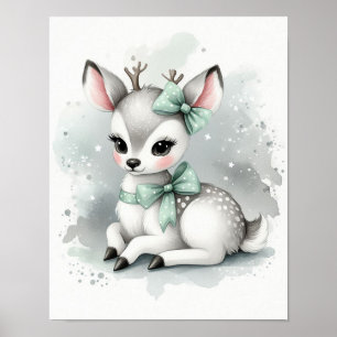 Décoration murale de pépinière de cerfs