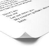 Décoration murale de poème inspirant de génie créa (Coin)