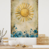 décoration murale de type Sunburst.   (Cuisine)