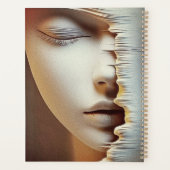 Décoration murale de visage féminin abstrait – Tex (Dos)