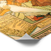 décoration murale en chocolat Alphonse Mucha (Coin)