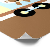 Décoration murale enfantine de train jouet (Coin)