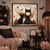 Décoration murale personnalisée de fée et de chat