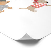 Décoration murale pour nurserie de Dachshund (Coin)