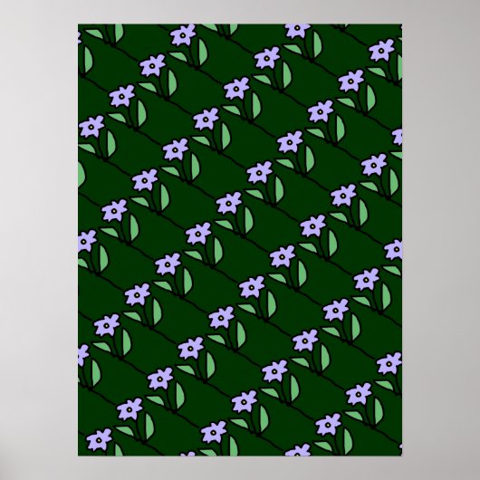 décoration murs fleurs motif (Devant)