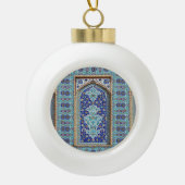 décoration perse céramique boule de noël ornement (Devant)