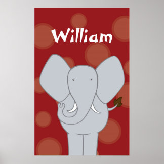 Décoration personnalisée de crèche éléphant pour g