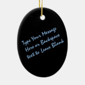 Décoration personnalisée de l'ornement Husky (Dos)