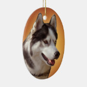 Décoration personnalisée de l'ornement Husky (Droite)