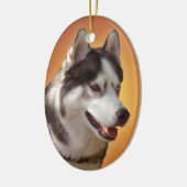 Décoration personnalisée de l'ornement Husky (Gauche)