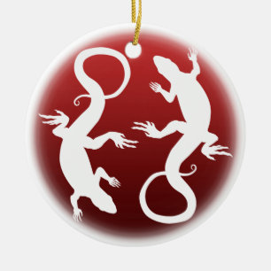 Décoration personnalisée de l'ornement Lizard