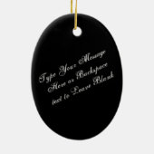 Décoration personnalisée de l'ornement Wolf Pup (Dos)