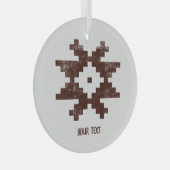 Décoration personnalisée de Star balte de Noël (Avant droite)