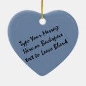 Décoration personnalisée par ornement enroué de (Dos)