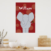 Décoration personnalisée pour la nurserie éléphant (Cuisine)