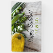 Décoration pour la bannière Sukkah Happy Sukkot (Vertical)