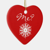 Décoration rouge de proposition de Noël de forme (Droite)