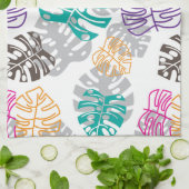 décoration serviette de cuisine feuille (Plié)