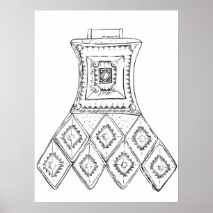Décoration tribale à affiches d'art
