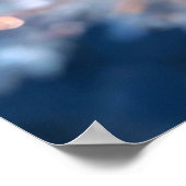 Décorations brillantes de flocon de neige bleu et  (Coin)