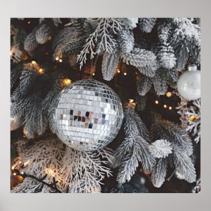 Décorations d'arbres de Noël, fond lumineux festif