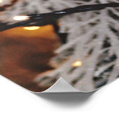 Décorations d'arbres de Noël, fond lumineux festif (Coin)