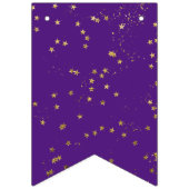 Décorations de bannières de l'Aïd Moubarak pourpre (Premier drapeau)