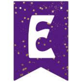 Décorations de bannières de l'Aïd Moubarak pourpre (Troisième drapeau)