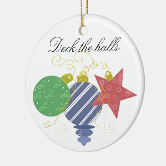 Décorations de Noël aux couleurs douces (Gauche)