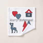 Décorations de Noël, cadeau (Gant de toilette)