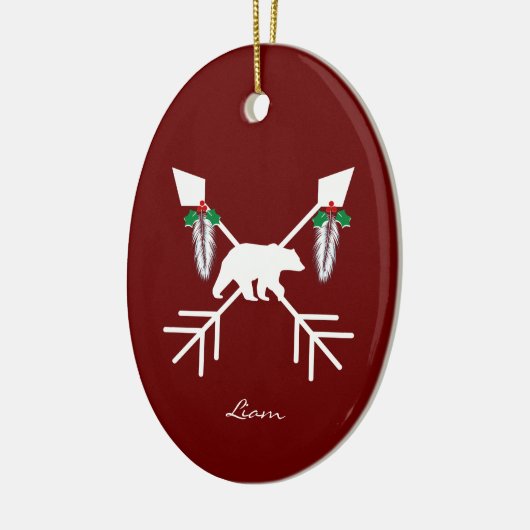 Décorations de Noël des ours autochtones (Gauche)