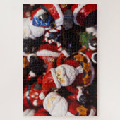 Décorations de Noël du Père Noël Puzzle (Vertical)
