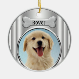 Décorations de Noël en forme de Golden Retriever p