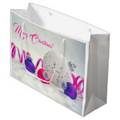 Décorations de Noël Grand sac cadeau (Devant Angle)