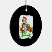 Décorations de Noël PitBull Pajama Santa Hat (Droite)