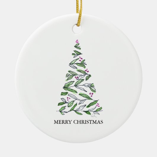 Décorations de Noël Scandi Ornement unique (Devant)