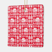 Décorations de Noël scandinave nordique (Gauche)