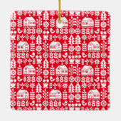 Décorations de Noël scandinave nordique (Dos)