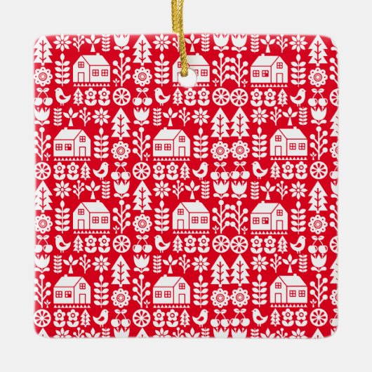 Décorations de Noël scandinave nordique (Devant)