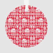 Décorations de Noël scandinave nordique (dos)