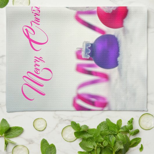 Décorations de Noël Serviette de cuisine (Plié)