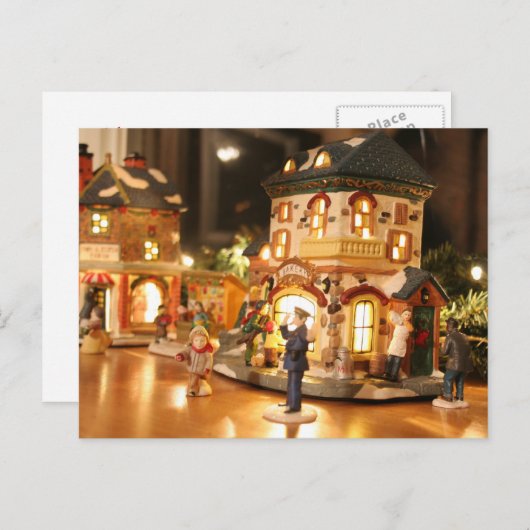 Décorations de Noël / Yule Carte postale (Devant / Derrière)