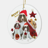 Décorations de vacances de springer anglais (Gauche)