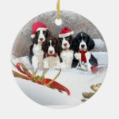 Décorations de vacances de springer anglais (Dos)