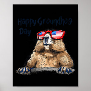 Décorations drôles de Groundhog Day 2025 Jour de l